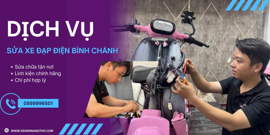 Dịch vụ sửa xe đạp điện bình chánh