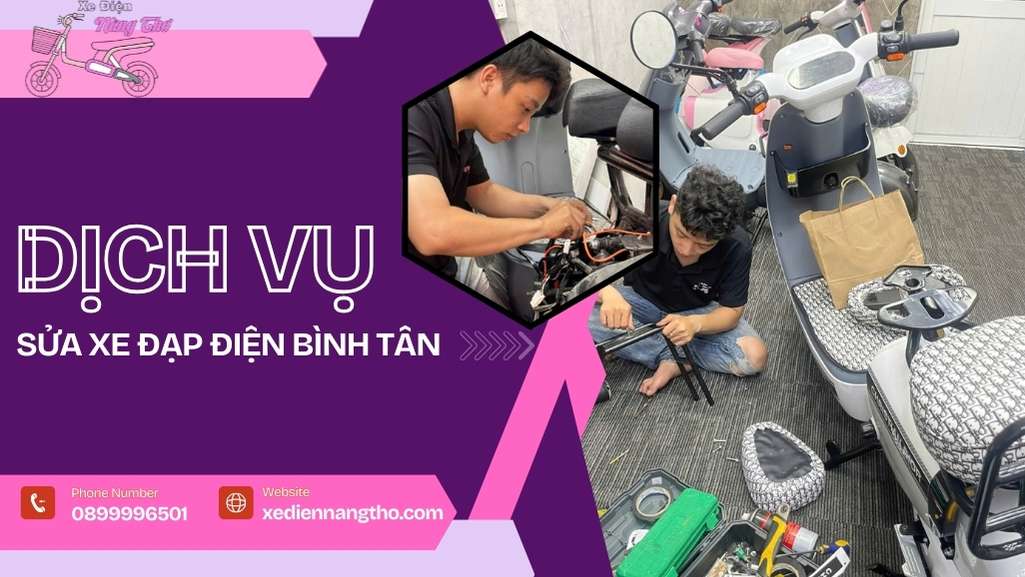 Dịch vụ sửa xe đạp điện Bình Tân