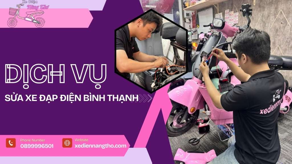Dịch vụ sửa xe đạp điện Bình Thạnh