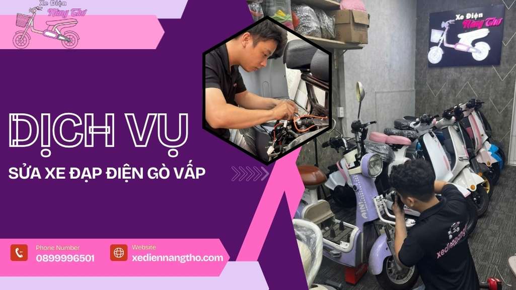 Dịch vụ sửa xe đạp điện Gò Vấp