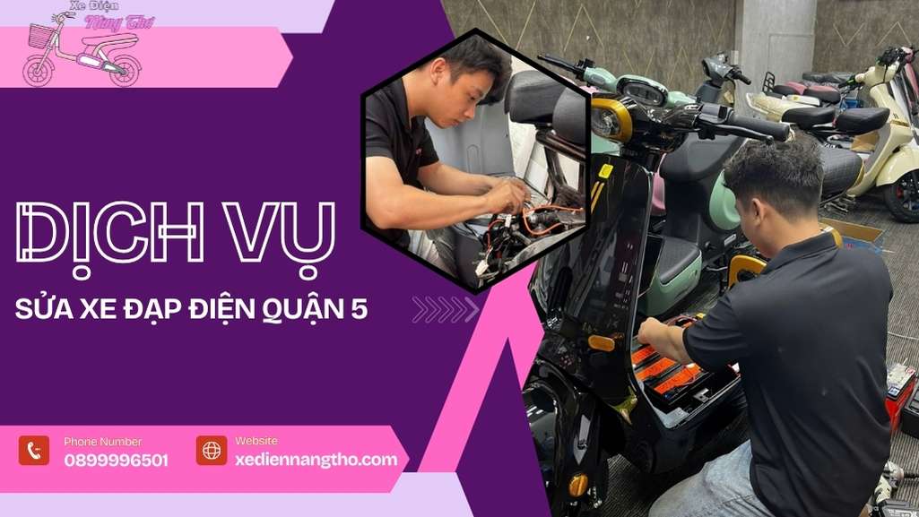 Dịch vụ sửa xe đạp điện quận 5