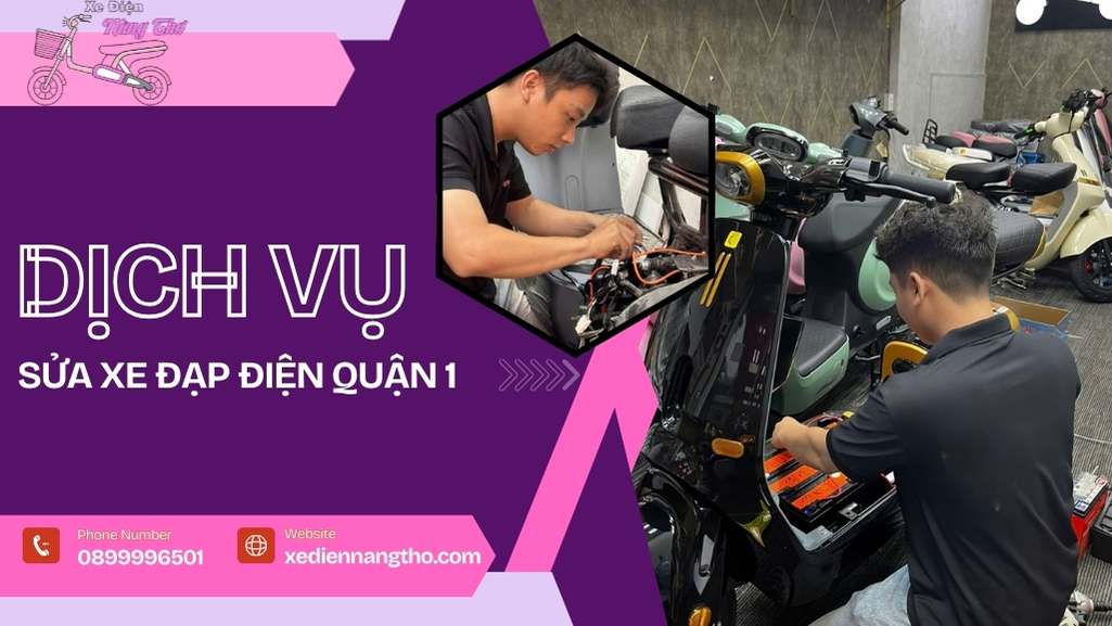 Dịch Vụ Sửa Xe Đạp Điện Tại Nhà Quận 1