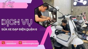 Dịch vụ sửa xe đạp điện quận 6 tại nhà