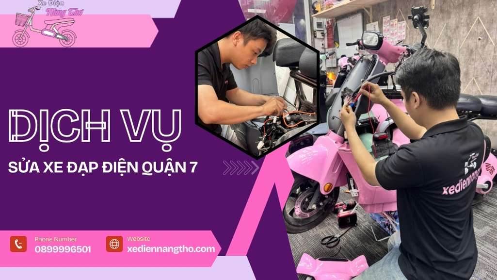 Dịch Vụ sửa xe đạp điện quận 7 tận nơi