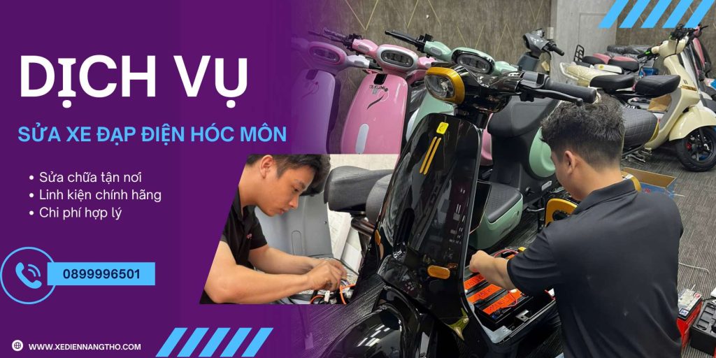 dịch vụ sửa xe đap điện hóc môn