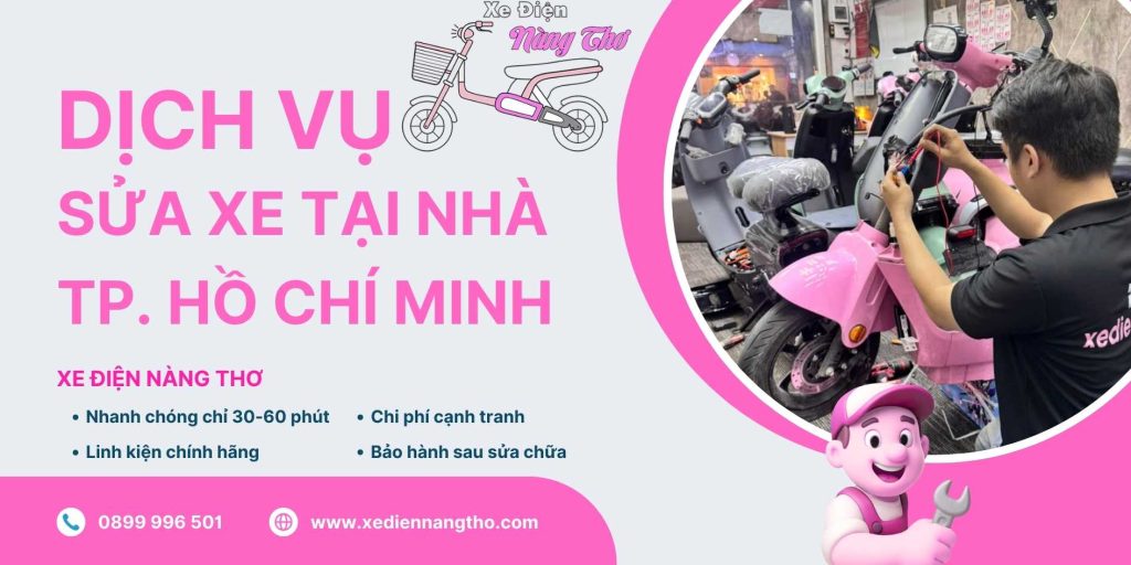 Sửa xe đạp điện tại nhà TPHCM