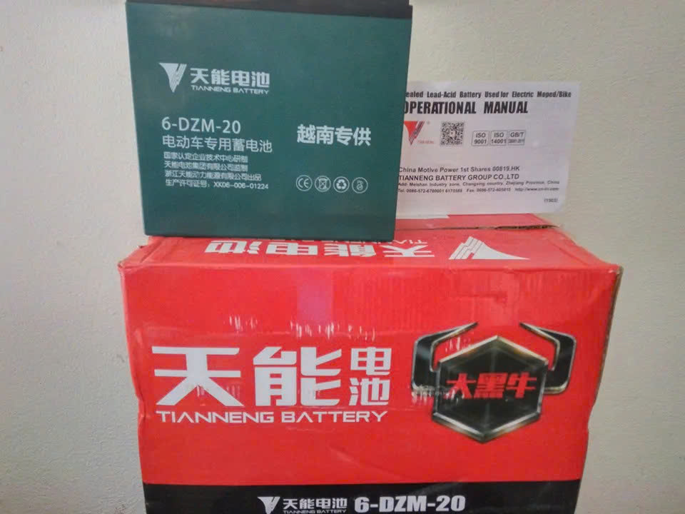 thay bình ắc quy xe đạp điện