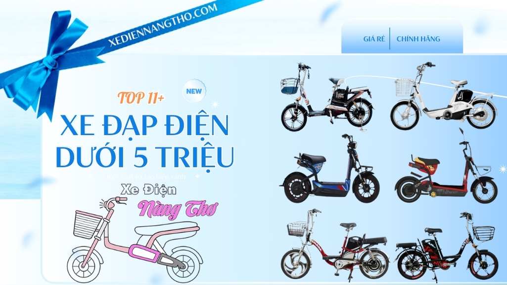 Xe đạp điện dưới 5 triệu Xe Điện Nàng Thơ