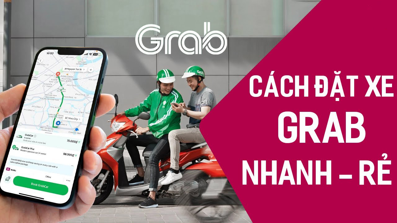 cách đặt xe grab