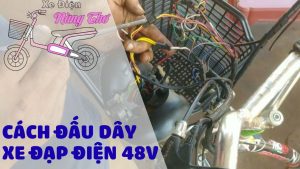 cách đấu dây xe đạp điện 48V