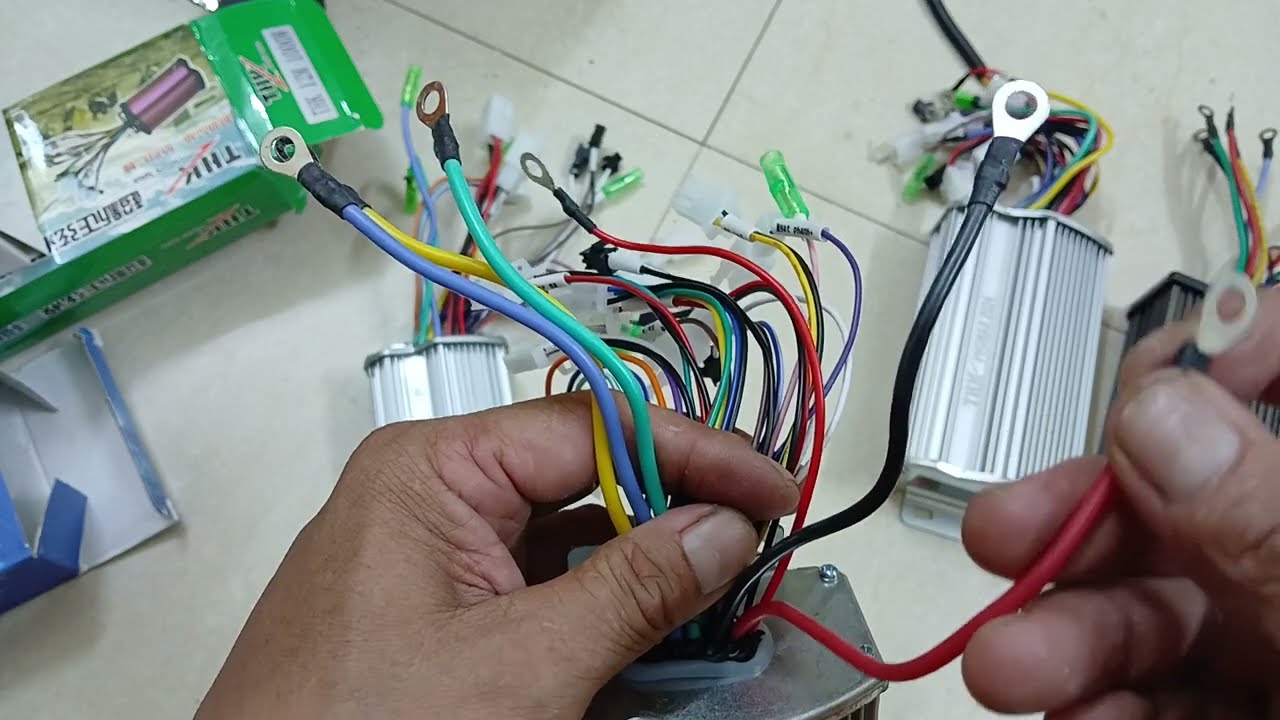 cách đấu dây xe đạp điện 48v