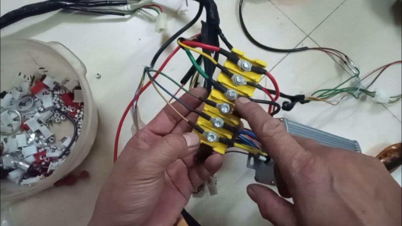 cách đấu dây xe đạp điện 48v