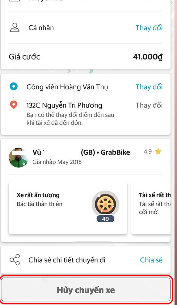 cách đặt xe grab