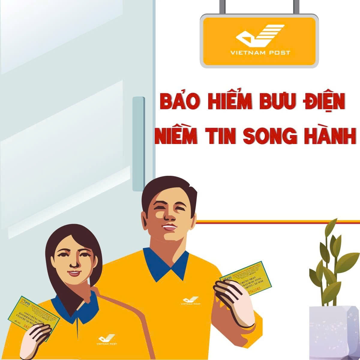 mua bảo hiểm xe máy ở bưu điện