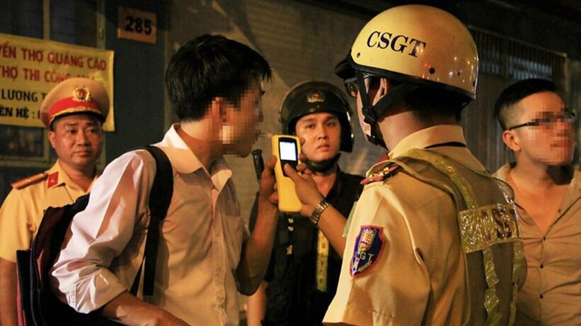 đi xe đạp điện có bị thổi nồng độ cồn