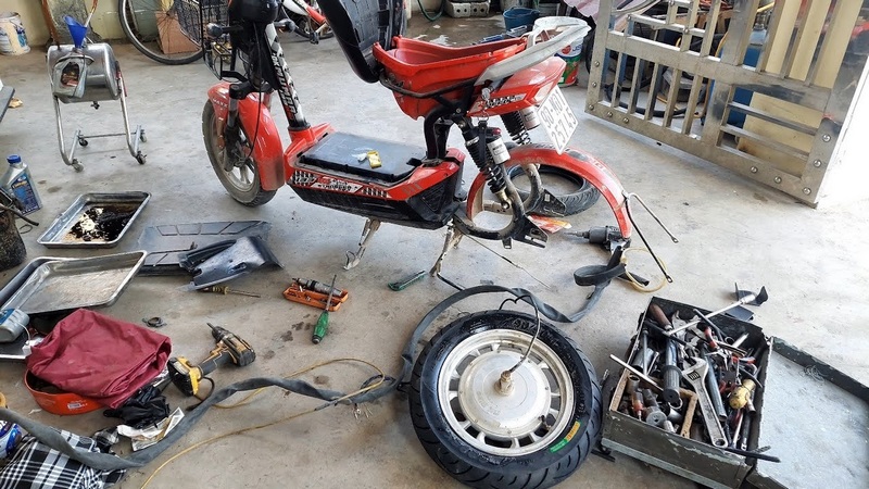 vá lốp xe đạp điện bao nhiêu tiền