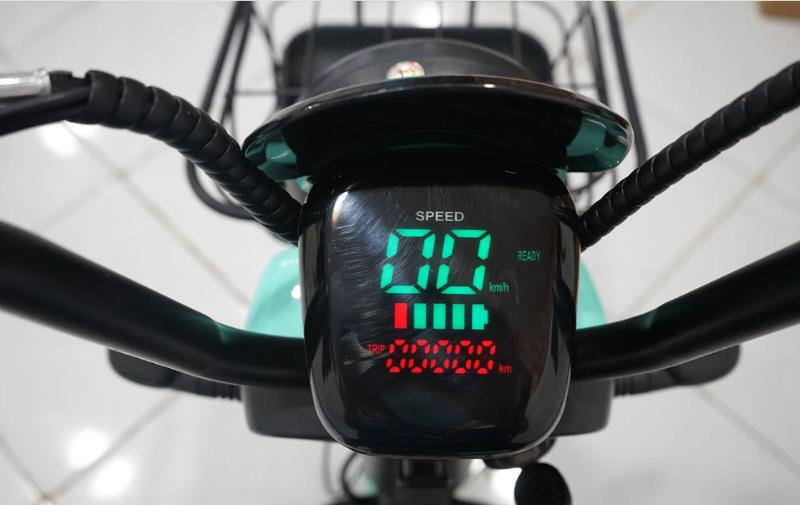 vạch báo lượng điện của xe đạp điện