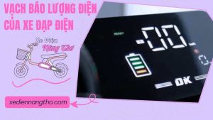 vạch báo lượng điện của xe đạp điện