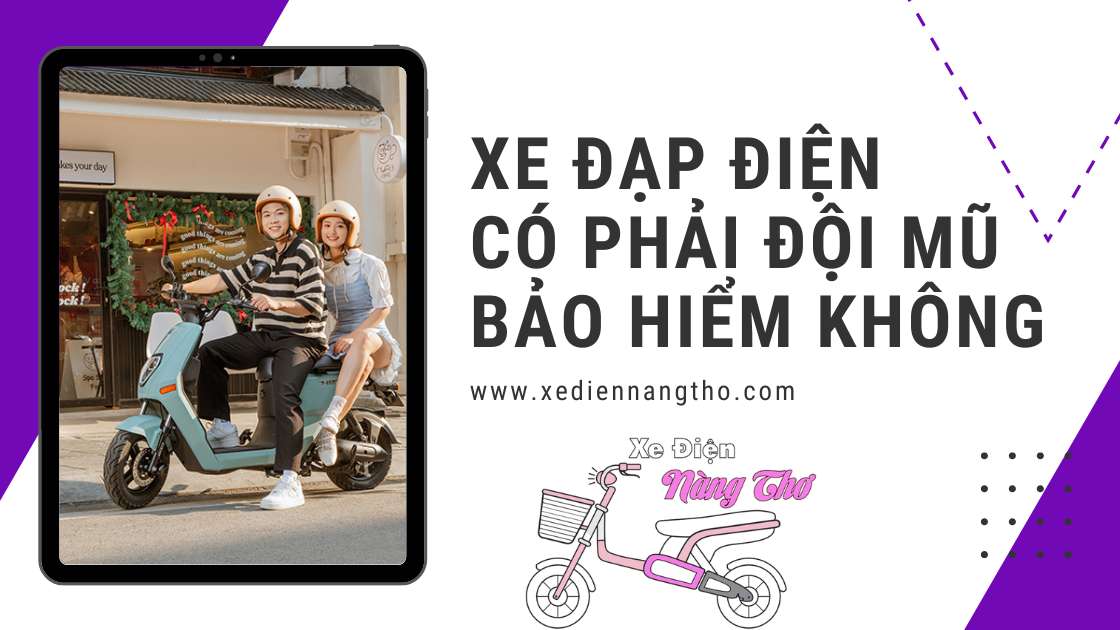Xe đạp điện có phải đội mũ bảo hiểm