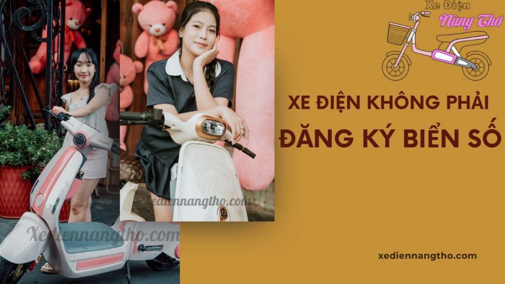 Xe điện không phải đăng ký biển số