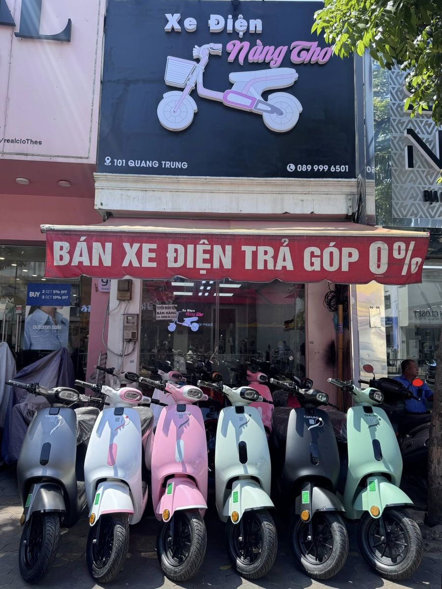 Địa chỉ bán xe đạp điện thiết ké đẹp cho giới trẻ- Xe Điện Nàng Thơ