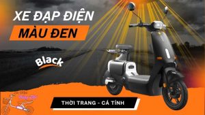 Xe đạp điện màu đen - Thời Trang Cá Tính