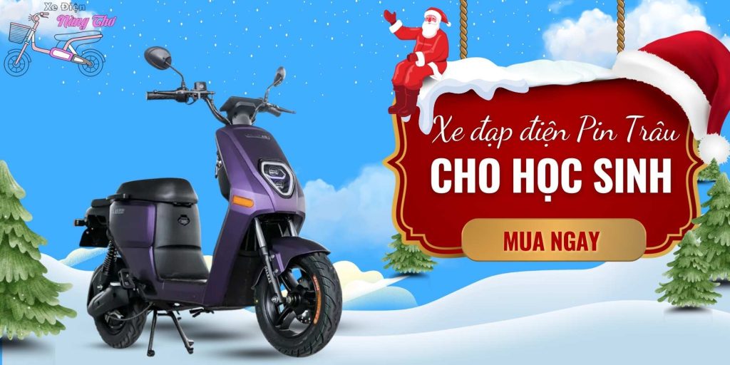 Xe đạp điện pin trâu cho học sinh