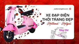Xe đạp điện thời trang đẹp 2025
