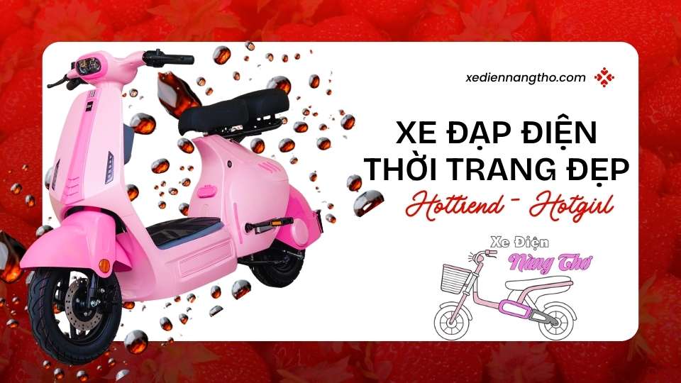 Xe đạp điện thời trang đẹp 2025