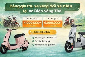 Bảng giá thu xe xăng đổi xe điện - Xe Điện Nàng Thơ