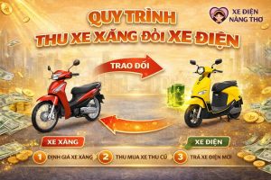 Quy trình thu xe xăng đổi xe điện