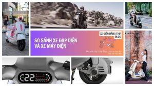 So sánh xe đạp điện và xe máy điện cho học sinh