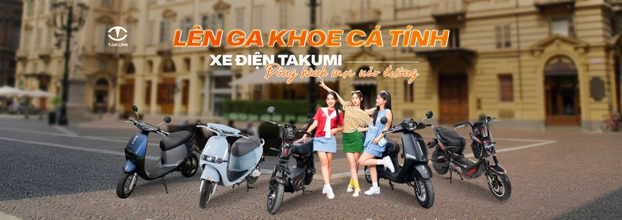 Nên mua xe đạp điện hãng nào tốt? Takumi