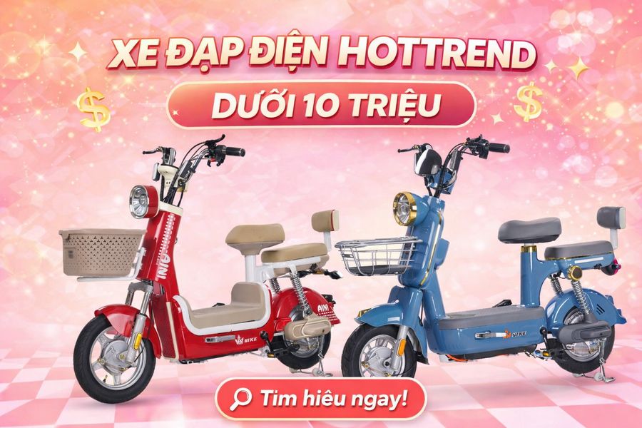 Xe đạp điện hottrend giá dưới 10 triệu