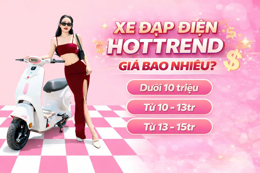 Xe đạp điện hottrend giá bao nhiêu? Xe Điện Nàng Thơ