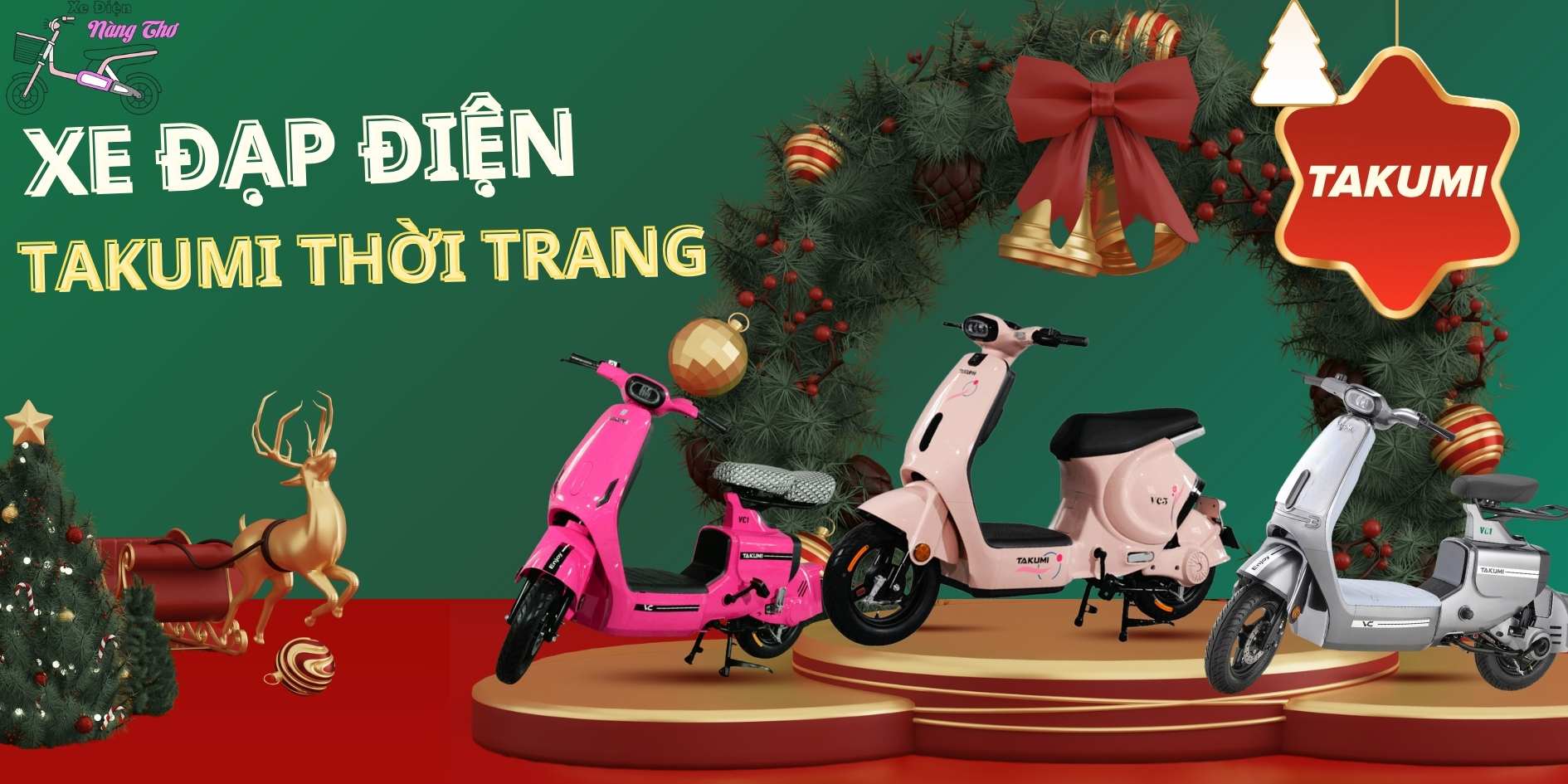Xe Đạp Điện Takumi Thời Trang