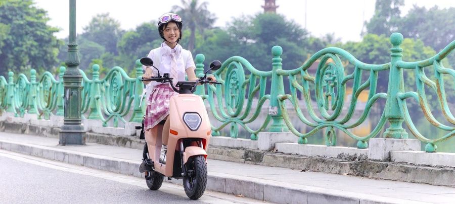 Xe đạp điện thời trang cho học sinh cấp 2
