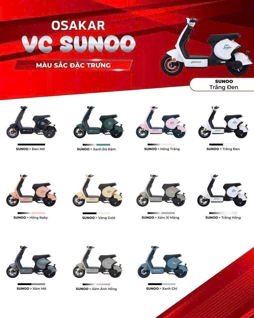 Bảng Màu Osakar VC Sunoo | Xe Điện Nàng Thơ