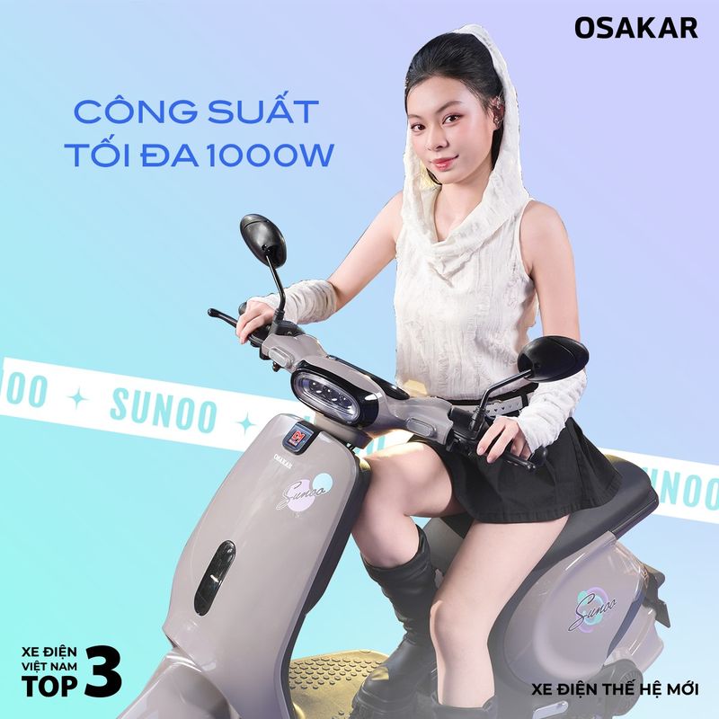 Xe Đạp Điện Osakar VC Sunoo | Xe Điện Nàng Thơ