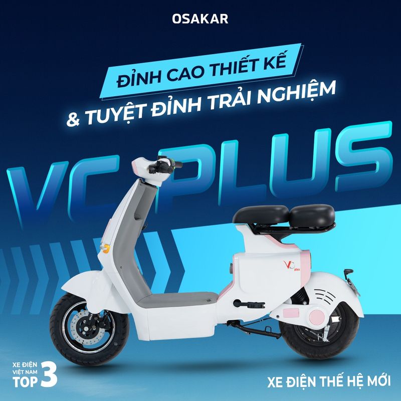 Xe đạp điện Osakar VC Plus | Xe Điện Nàng Thơ