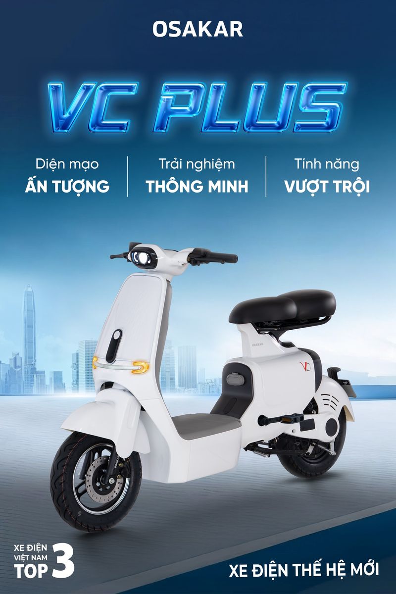 Xe đạp điện Osakar VC Plus | Xe Điện Nàng Thơ