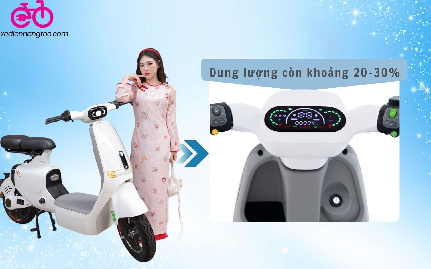 Cách Sạc Pin Xe Đạp Điện Hottrend | Xe Điện Nàng Thơ