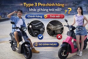 Type 3 Pro chính hãng khác gì hàng trôi nổi