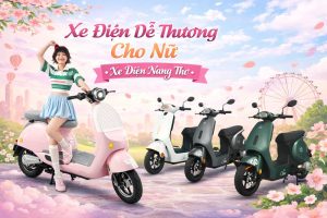 Xe điện dễ thương cho nữ | Xe Điện Nàng Thơ