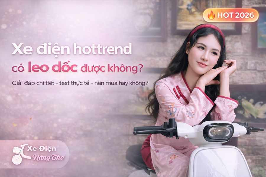Xe điện hottrend có leo dốc được không