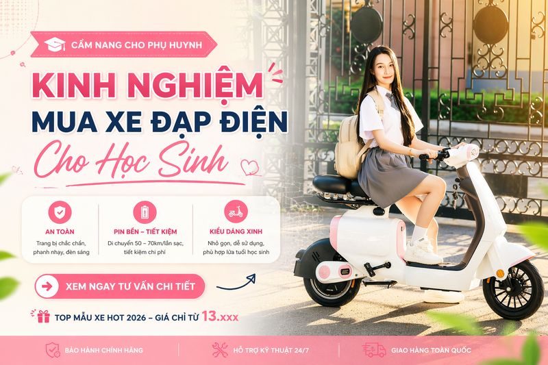 Kinh Nghiệm Mua Xe Điện Học Sinh