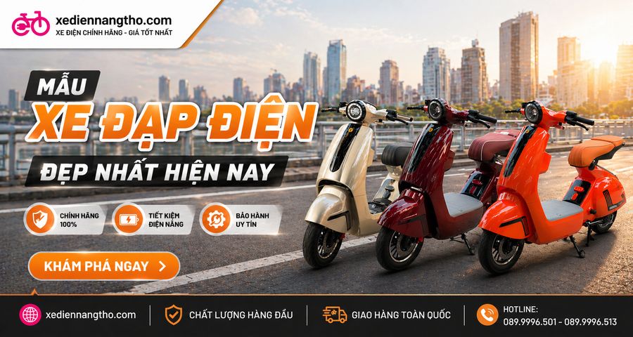 Mẫu xe đạp điện đẹp nhất 2026
