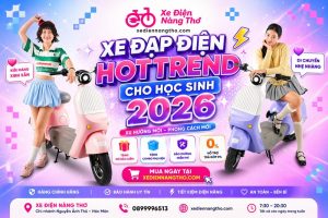 Xe Đạp Điện Hottrend Cho Học Sinh