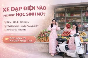 Xe đạp điện nào phù hợp cho học sinh nữ