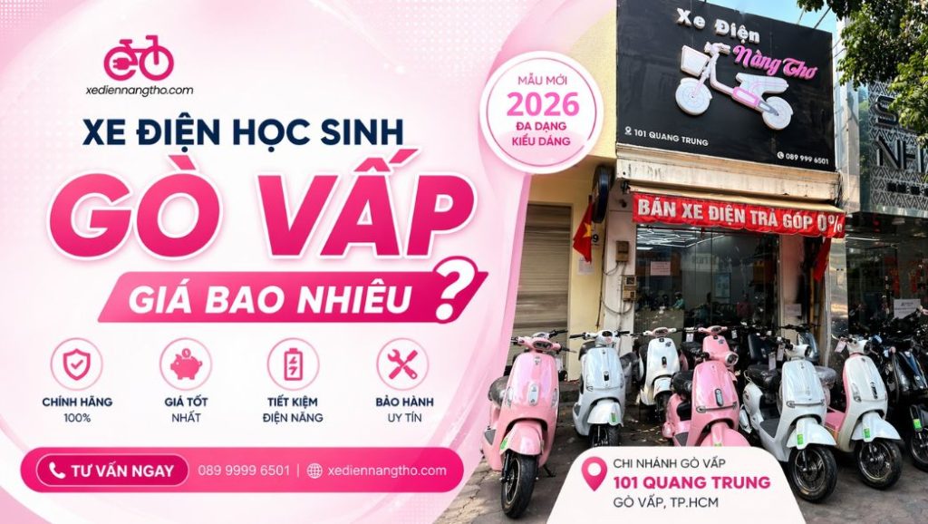 Xe Điện Học Sinh Gò Vấp Giá Bao Nhiêu